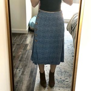 Cotton Candy LA Blue Side Button Skirt, sz M